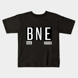 BNE - Brisbane Airport Code Souvenir or Gift Shirt Apparel Kids T-Shirt